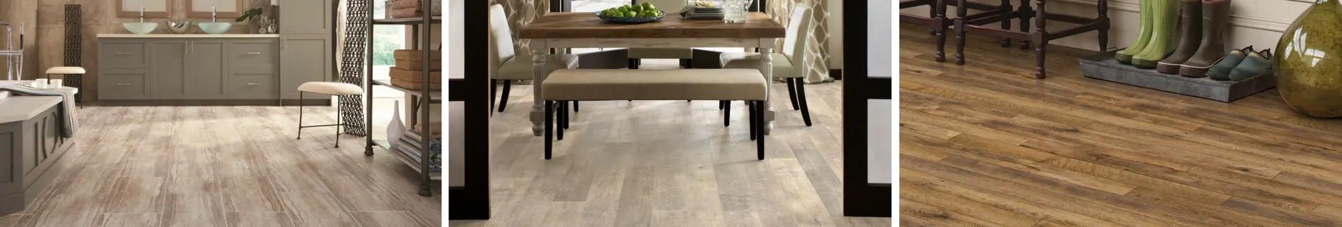 luxury vinyl flooring room scenes